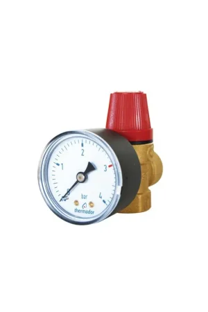 Soupape chauffage 3b avec mano FF1/2"- DIFF - 100014 Jusqu'à Épuisement Des Stocks