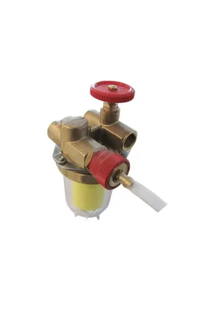 Promotion Filtre fioul recyclage avec robinet FF3/8"- OVENTROP - 2122261+2127600