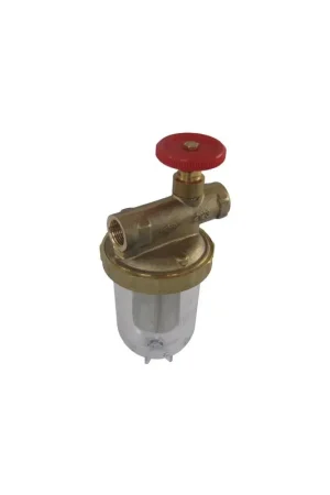 Filtre fioul une conduite avec robinet FF3/8"- OVENTROP - 2123103+2127700 Satisfait Ou Remboursé