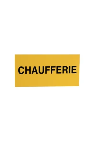 Paiement Sécurisé Étiquette rigide chaufferie- DIFF - 907035