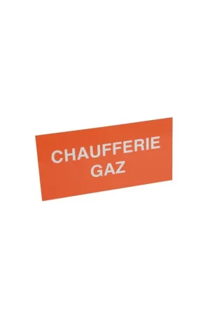 Étiquette rigide chaufferie gaz- DIFF - 907043 Super Prix