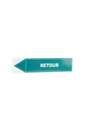 Étiquette souple adhésive retour- DIFF - 907080 - (X10) Livraison Express
