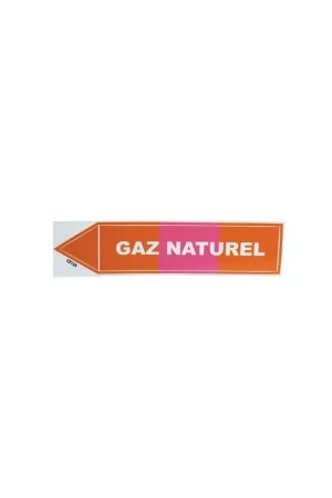 Étiquette souple adhésive gaz naturel- DIFF - 907084 - (X10) Promotion