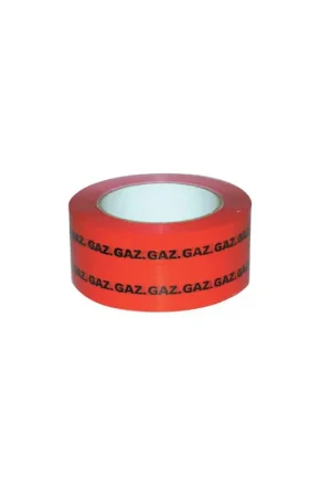 Vente Flash Ruban adhésif d'identification gaz rouge 50mm x 100m- DIFF - 907113