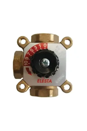 Petit Prix Vanne 3 voies à secteur taraudée en laiton F3/4"- E.R.E REGULATION - H3MG20-4