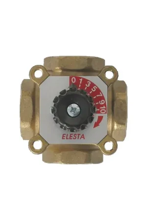 Solde Vanne 4 voies à secteur taraudée en laiton F1"- E.R.E REGULATION - H4MG25-8