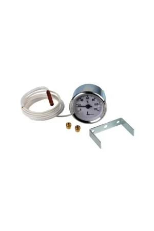 Thermomètre rond Ø 56mm, capillaire 1500mm, 0/120°C- DIFF - 606000 Dernier Modèle
