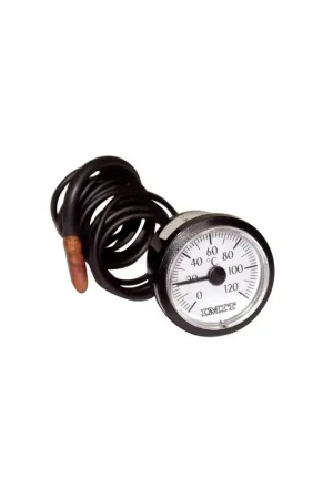 Thermomètre rond Ø 58mm, capillaire 900mm, 0/120°C- DIFF - 606041 Commander Maintenant