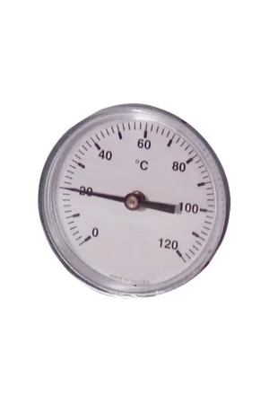 Top Vente Thermomètre rond 0 à 120°C Ø80mm plonge axiale 100mm- DIFF - 606073