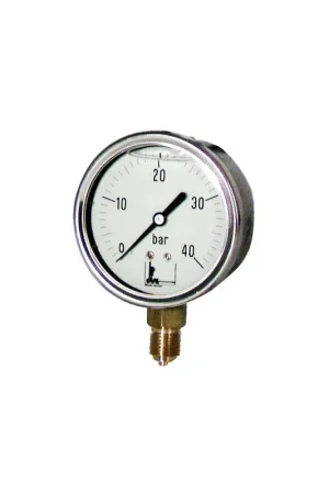 Super Prix Manomètre inox, glycérine Ø 63mm, 0/40b- DIFF - 901411