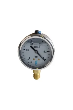 Acheter Direct Vacuomètre inox, glycérine Ø63mm, -1/0ba- DIFF - 902424