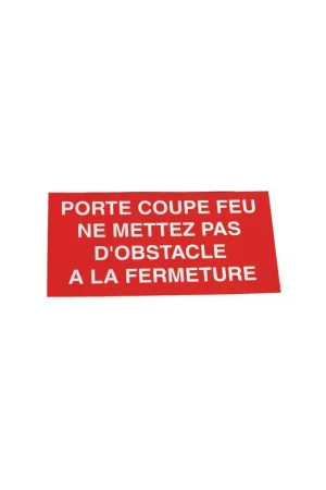 Étiquette rigide porte coupe-feu- DIFF - 907064 Acheter En Ligne