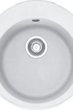 Achat Immédiat Evier Rotondo ronde Fragranit ROG 610-51 Blanc Artic 075876