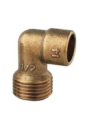 Mamelon plomberie fer cuivre coudé mâle 3/8" Ø 12 Réf : 04548 Affaire À Saisir