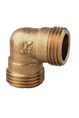 Usine Directe Coude laiton brut mâle / mâle 3/4" Ø 20x27 Réf : 02234