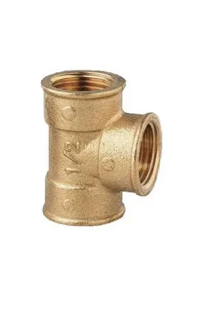 Commander Vite Té égal laiton femelle / femelle / femelle 1/2" Ø 15x21 Réf : 04371