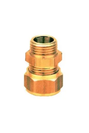 Vente Directe Raccord bicone droit laiton fer / cuivre 1/4" Ø 10 Réf : D351410