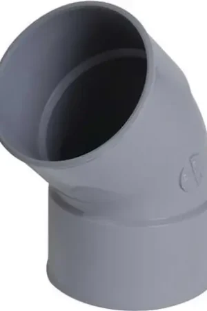 Satisfait Ou Remboursé Coude PVC 45 ° femelle / femelle ⌀ 50 - Réf : CJ44