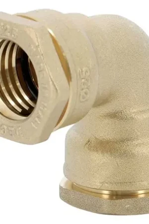 Raccord laiton serrage extérieur manchon coudé 90° 4MS Ø 32 - Réf : 816032 Authentique