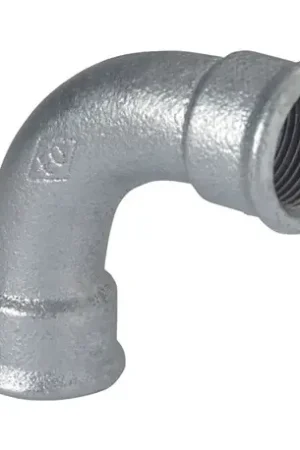 Acheter En Ligne Coude fonte galva 90 ° grand rayon femelle / femelle 1" Ø 26x34 - Réf : 02005005