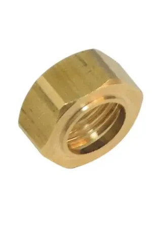 Authentique Lot de 5 écrous 6 pans à collet battu brut Sudo Femelle 1"1/4 Ø 28 - Réf : E122079001