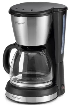 Cafetière 12-15 tasses KSMD250 à filtre inox brossé et noir Quantité Limitée
