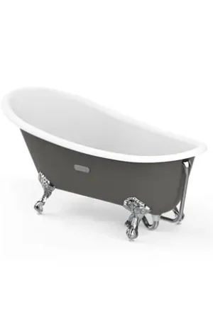 Baignoire fonte Carmen 160x80 cm Gris Expédition Rapide