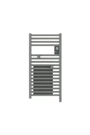 Achetez Aujourd'hui Sèche serviette électrique Riva 4 Étroit 300+1000 Watts, Gris Menhir