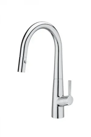Offre Du Jour Mitigeur cuisine Syra H 400 mm chromé avec douchette