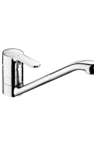 Paiement Sécurisé Mitigeur cuisine L20 H 132 mm, chromé, bec fondu