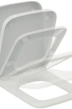 Abattant WC Blend Cube Frein de chute Recouvrant Blanc Brillant T392701 Promotion Saisonnière