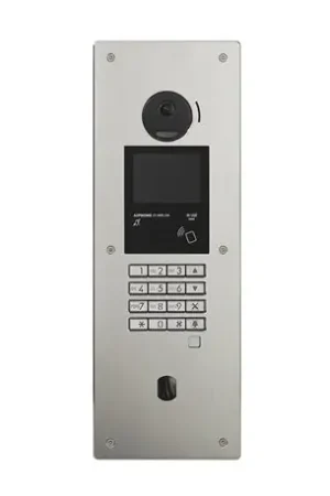 Offre Spéciale Platine vidéo GT GTDMBLVN6 200410 platine inox avec 6 vis de fixation + perçage VIGIK