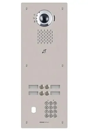 Expédition Rapide Platine vidéo IXDVF4LACV 200972 encastrée 4 boutons avec clavier Vigik