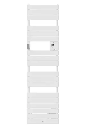 Affaire À Saisir Sèche serviette électrique Riviera 2 Étroit 750 Watts, Blanc Brillant