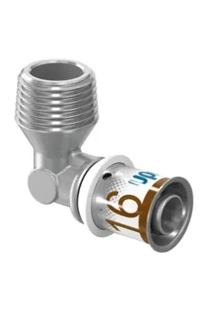 Coude 90° mâle multicouche S-Press PLUS Ø 16-R3/8"MT - Réf : 1070531 Offre Du Jour