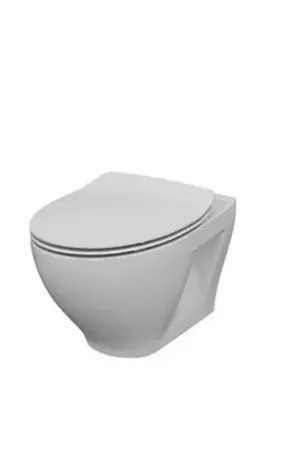WC suspendu sans bride abattant slim Ancoswing Réduction