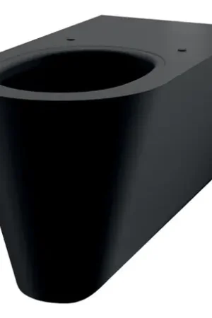 WC suspendu 700 S 110710BK 700x360x350 mm noir mat Dernière Chance