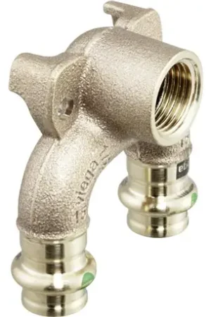 Applique murale double Sanpress bronze à sertir avec SC-Contur Ø15 - Réf : 687892 Super Prix