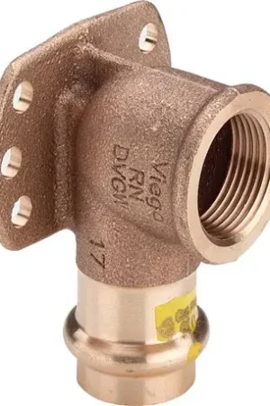 Offre Du Jour Lot de 5 Appliques murales Sanpress bronze à sertir avec SC-Contur Profipress G 1/2" - Réf : 346706