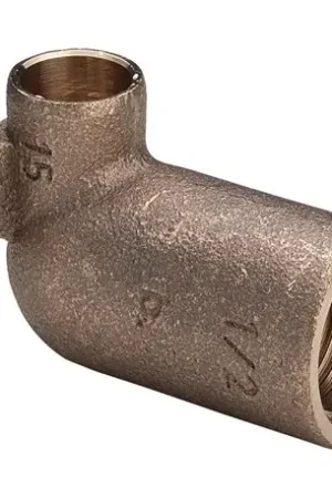 Lot de 10 Appliques murales bronze à souder Ø1/2" - Réf : 105129 Bon Plan