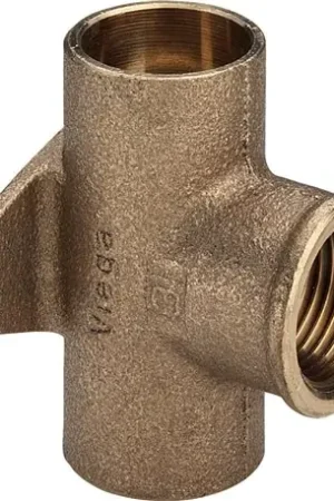 Authentique Lot de 10 Appliques tés bronze à souder 1/2" - Réf : 138127