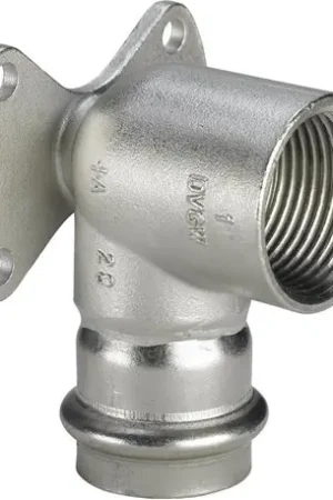 Réduction Lot de 5 Appliques murales Sanpress inox à sertir avec SC-Contur Ø28 1" - Réf : 437282