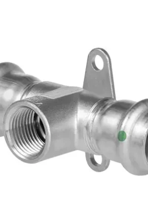 Dernier Modèle Applique té Sanpress bronze à sertir avec SC-Contur Ø22 - Réf : 744090