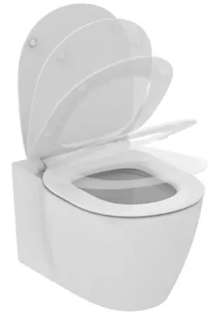 WC suspendu Kheops 370x545x400 mm rond blanc brillant P024601 Vente Directe