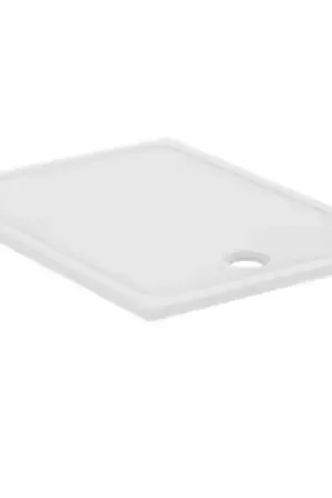 Acheter En Ligne Receveur de douche rectangulaire en grès fin 120 x 70 cm Okyris+ blanc version droite à encastrer ou à poser P020901