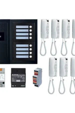 Expédié Aujourd'hui Pack GT audio 8 BP GTBA8EB 200451 avec platine façade noire satin
