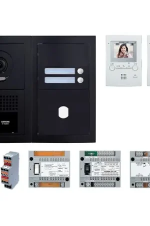 Commander Maintenant Pack GT vidéo 2 BP GTBV2EB 200454 programmé avec platine noire satin