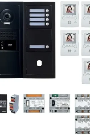 Solde Pack GT vidéo 5 BP GTBV5EB 200457 programmé avec platine noire satin