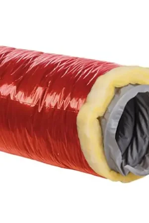 Conduit souple isolé Ø80 mm renforcé 25 mm L6 m Retour Gratuit