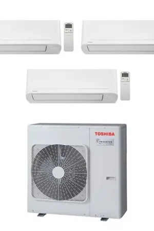 Vente Flash Climatiseur tri split Naka RAS-4M27G3AVG-E, Tailles 13 + 13 + 10